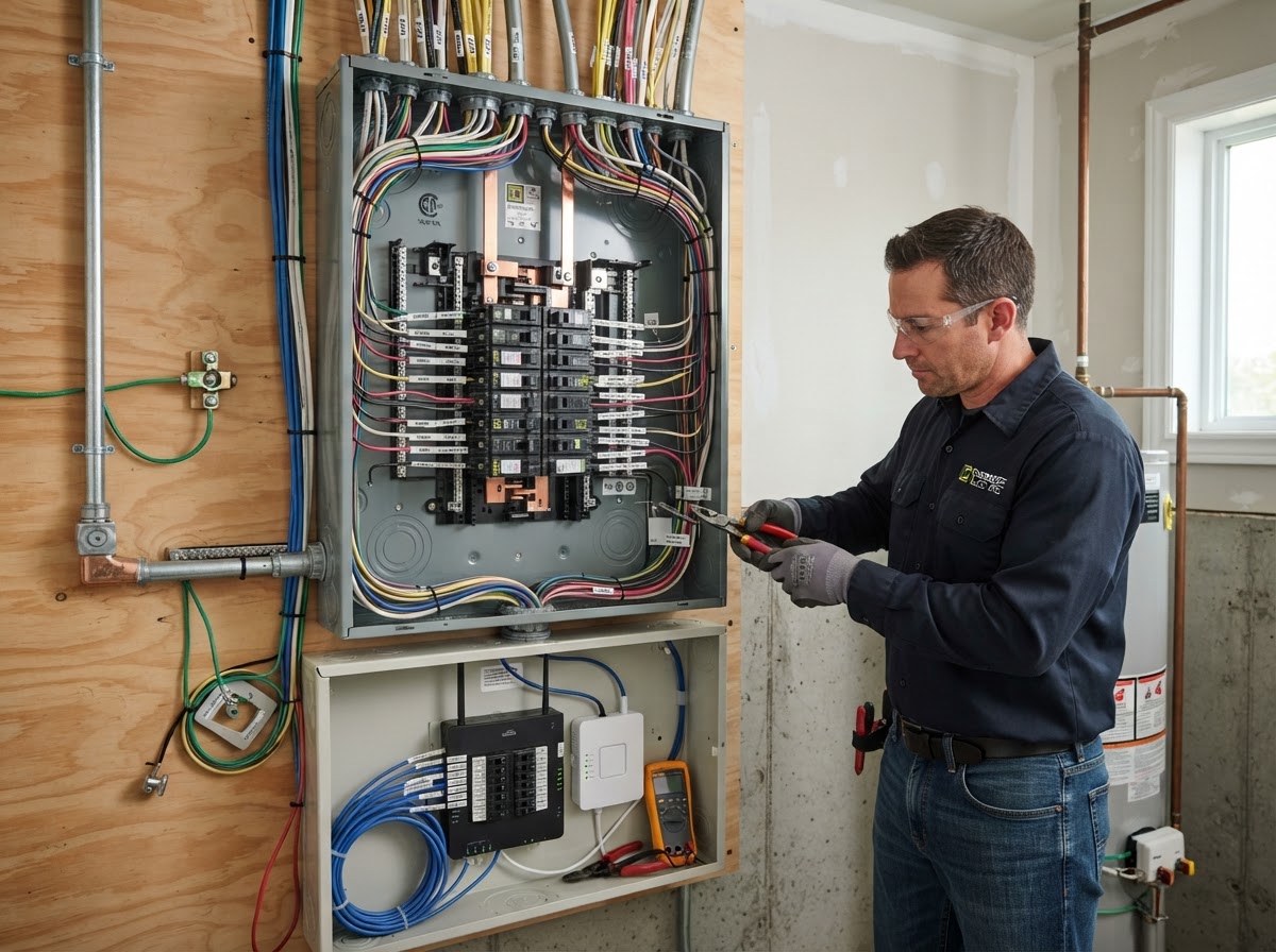 Electrical panel upgrade service